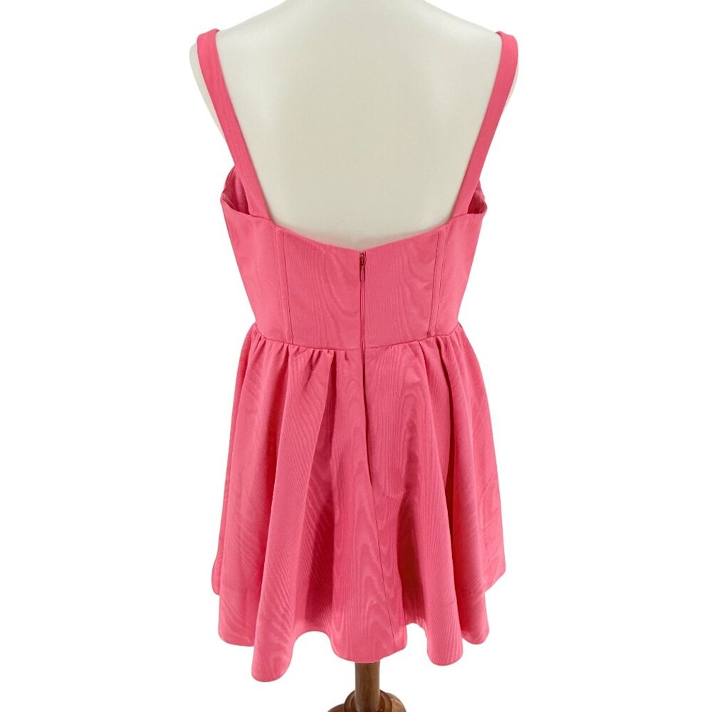 Bardot Pink Sleeveless Corset-Style Dress Size 8 - Picture 3 of 6